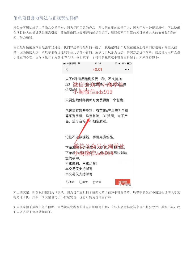 闲鱼项目暴力玩法与正规玩法详解闲鱼项目暴力玩法与正规玩法详解_1.png