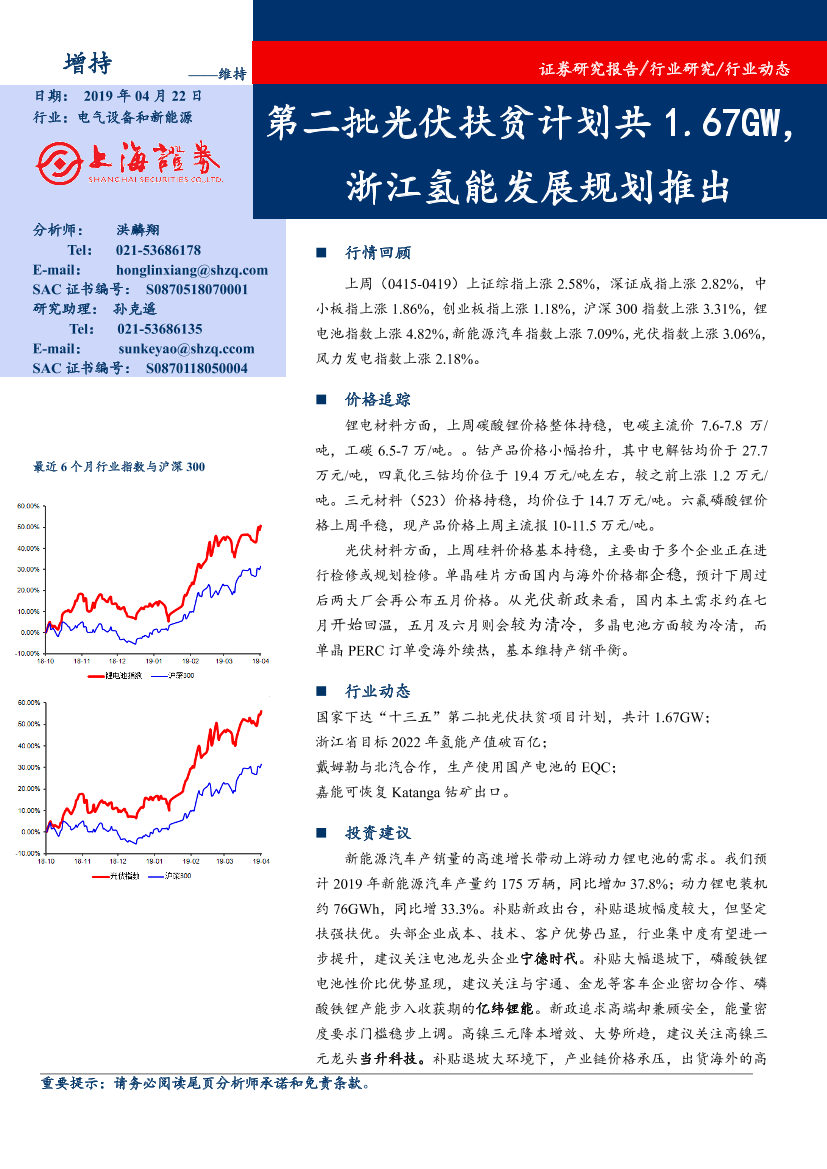 电气设备和新能源行业：第二批光伏扶贫计划共1.67GW，浙江氢能发展规划推出-20190422-上海证券-15页电气设备和新能源行业：第二批光伏扶贫计划共1.67GW，浙江氢能发展规划推出-20190422-上海证券-15页_1.png