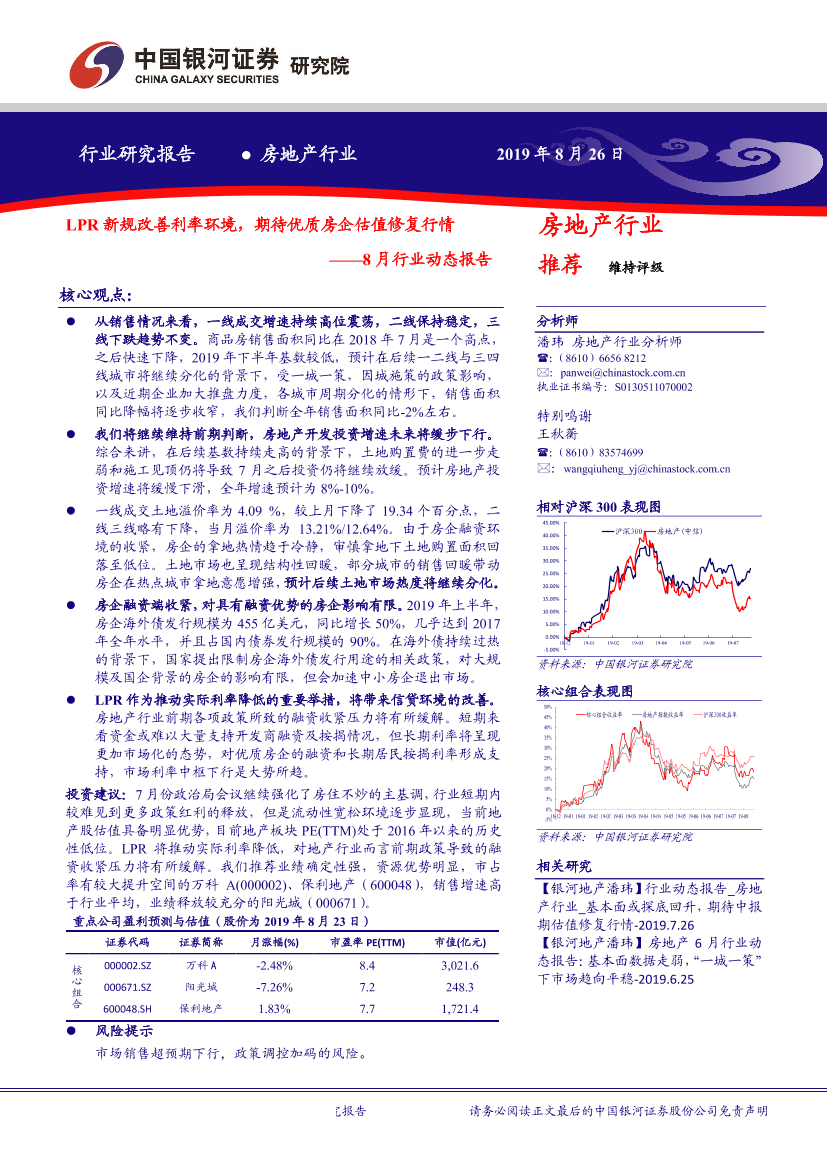 房地产行业8月行业动态报告：LPR新规改善利率环境，期待优质房企估值修复行情-20190826-银河证券-37页房地产行业8月行业动态报告：LPR新规改善利率环境，期待优质房企估值修复行情-20190826-银河证券-37页_1.png