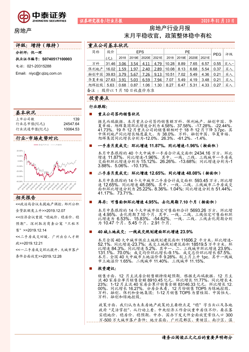 房地产行业月报：末月平稳收官，政策整体稳中有松-20200110-中泰证券-31页房地产行业月报：末月平稳收官，政策整体稳中有松-20200110-中泰证券-31页_1.png