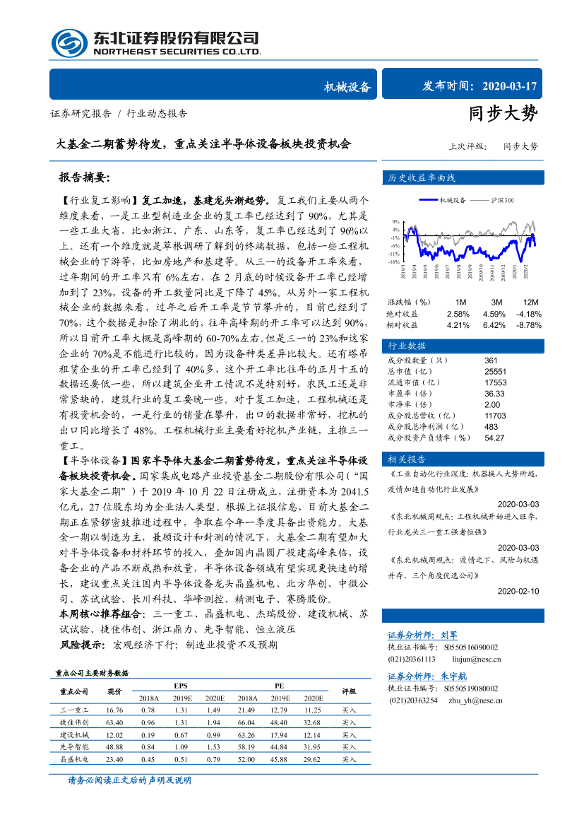 机械设备行业：大基金二期蓄势待发，重点关注半导体设备板块投资机会-20200317-东北证券-14页机械设备行业：大基金二期蓄势待发，重点关注半导体设备板块投资机会-20200317-东北证券-14页_1.png