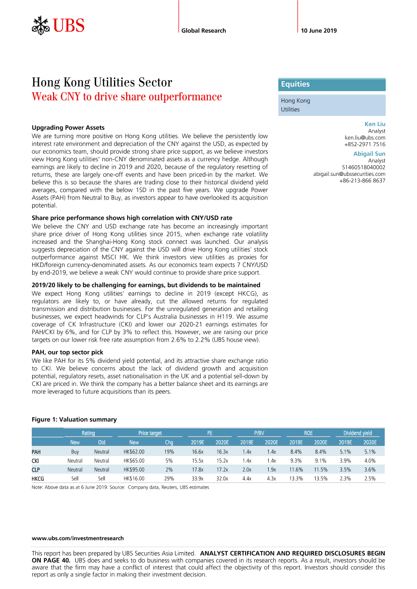 瑞银-港股-公用事业行业-香港公用事业：人民币走软推动股市表现超越大盘-2019.6.10-46页瑞银-港股-公用事业行业-香港公用事业：人民币走软推动股市表现超越大盘-2019.6.10-46页_1.png