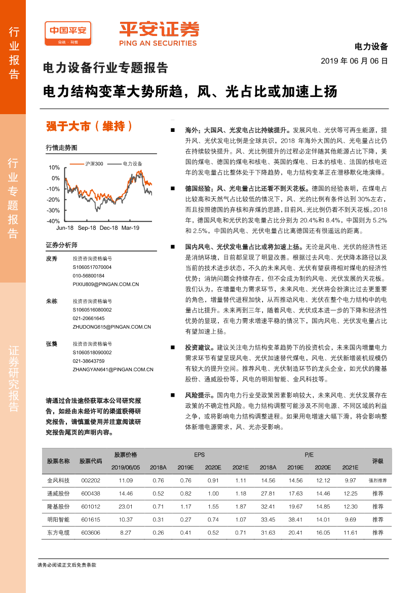 电力设备行业专题报告：电力结构变革大势所趋，风、光占比或加速上扬-20190606-平安证券-19页电力设备行业专题报告：电力结构变革大势所趋，风、光占比或加速上扬-20190606-平安证券-19页_1.png