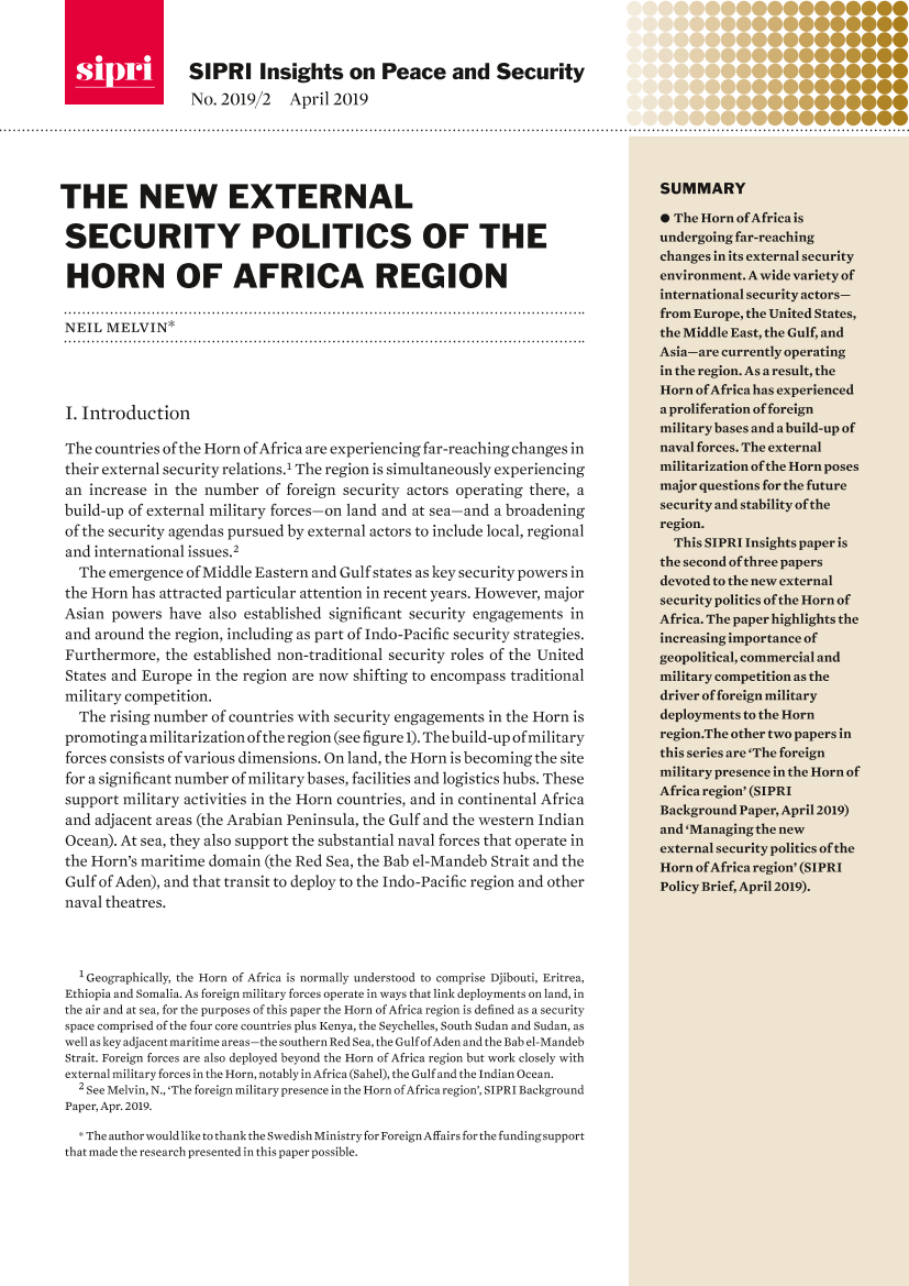SIPRI-非洲之角地区的新外部安全政治（地缘政治）（英文）-2019.4-32页SIPRI-非洲之角地区的新外部安全政治（地缘政治）（英文）-2019.4-32页_1.png