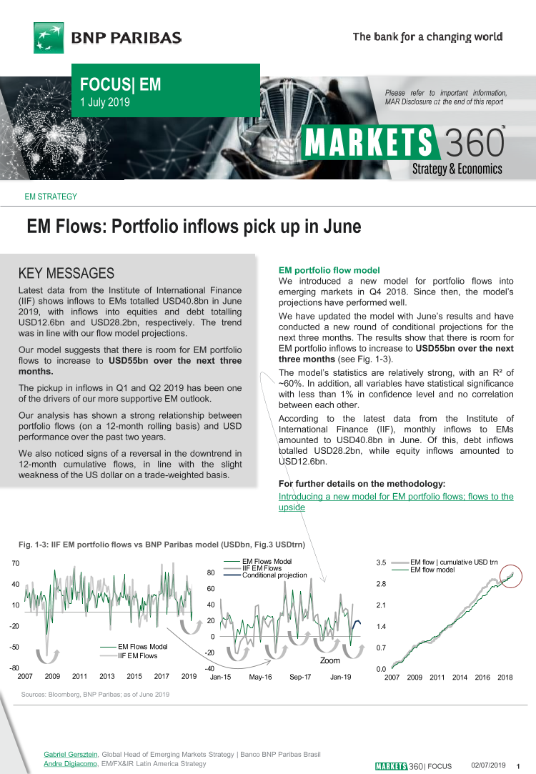 巴黎银行-新兴市场-投资策略-新兴市场资金流动：投资组合资金在6月份流入有所增加-20190701-7页巴黎银行-新兴市场-投资策略-新兴市场资金流动：投资组合资金在6月份流入有所增加-20190701-7页_1.png