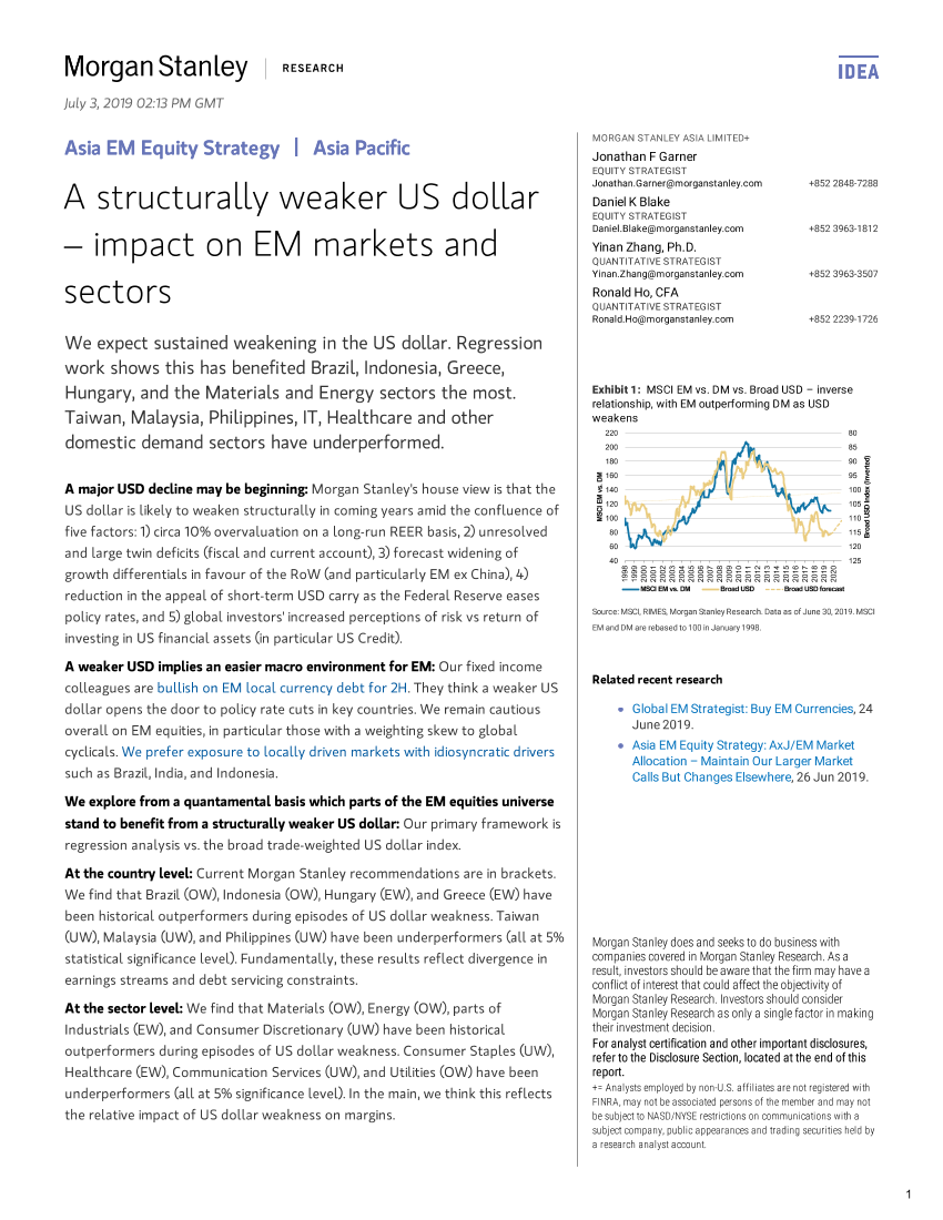 摩根士丹利-亚太地区-投资策略-美元结构性走弱对新兴市场和行业的影响-2019.7.3-25页摩根士丹利-亚太地区-投资策略-美元结构性走弱对新兴市场和行业的影响-2019.7.3-25页_1.png