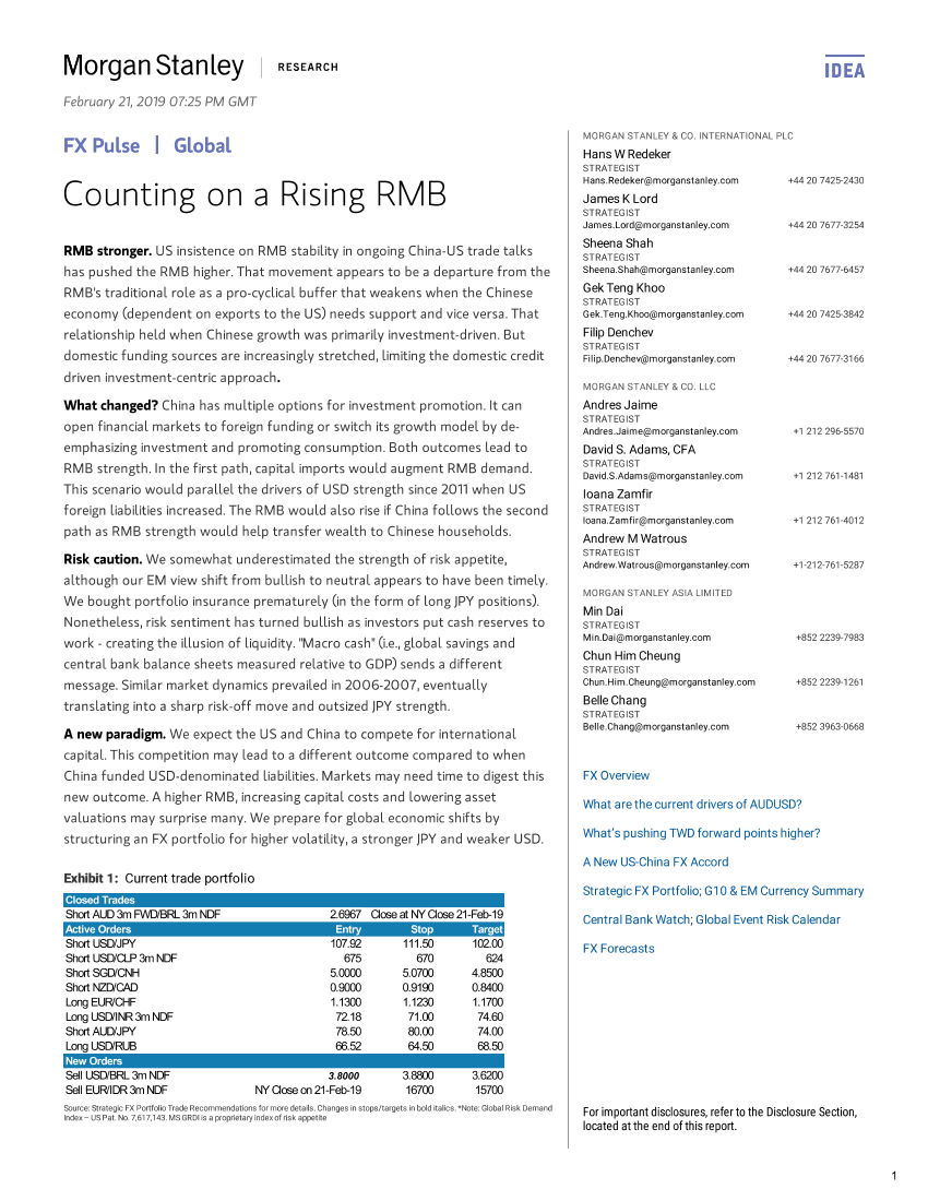 摩根士丹利-全球-外汇策略-全球外汇脉搏：指望人民币升值-2019.2.21-40页摩根士丹利-全球-外汇策略-全球外汇脉搏：指望人民币升值-2019.2.21-40页_1.png