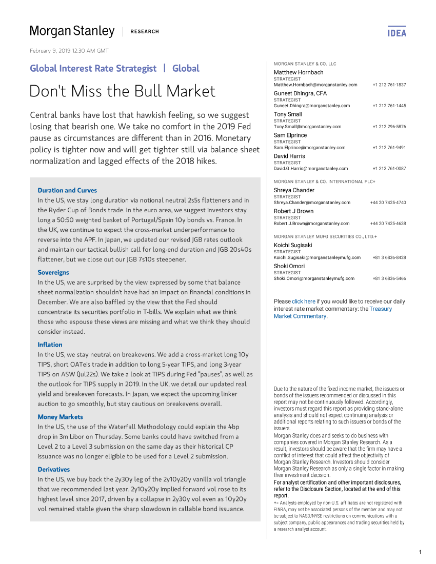 摩根士丹利-全球-投资策略-全球利率策略：不要错过牛市-2019.2.9-62页摩根士丹利-全球-投资策略-全球利率策略：不要错过牛市-2019.2.9-62页_1.png