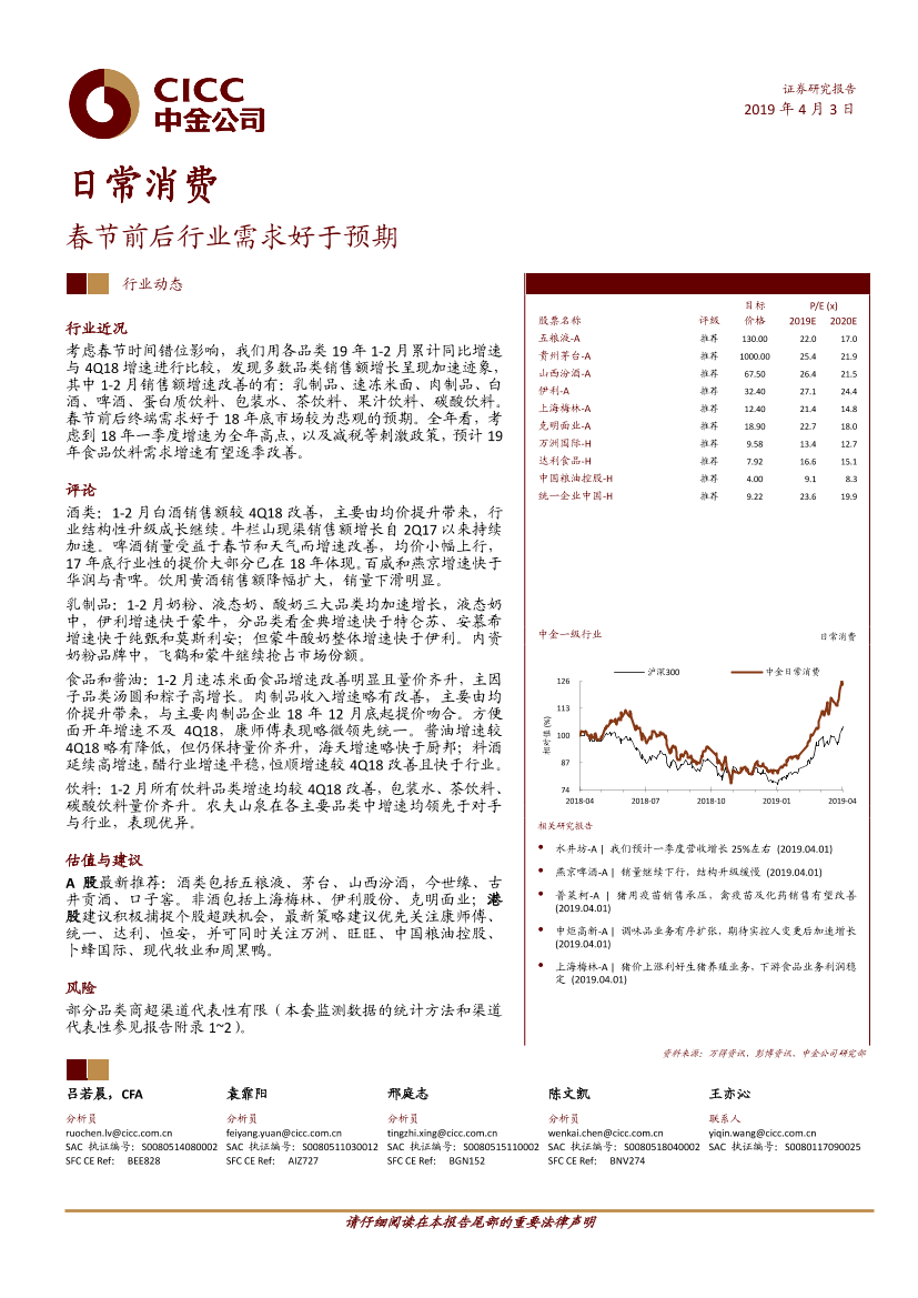 日常消费行业：春节前后行业需求好于预期-20190403-中金公司-24页日常消费行业：春节前后行业需求好于预期-20190403-中金公司-24页_1.png