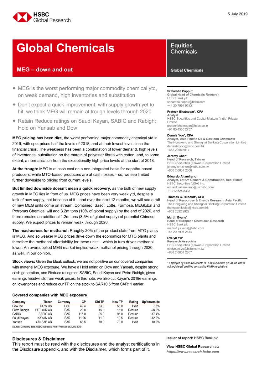 汇丰银行-全球-化工行业-全球化工业：MEG，向上与向下-2019.7.5-22页汇丰银行-全球-化工行业-全球化工业：MEG，向上与向下-2019.7.5-22页_1.png