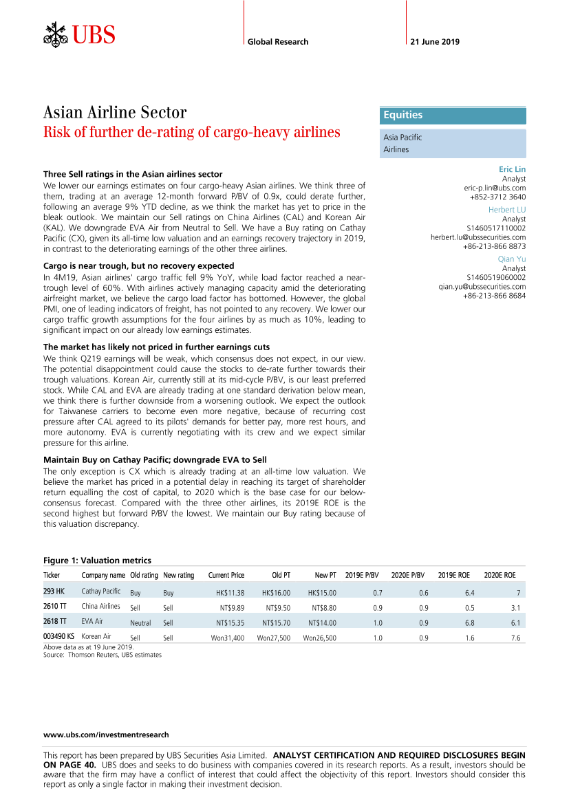 瑞银-亚太地区-航空行业-亚洲航空业：货运航空公司进一步降级的风险-2019.6.21-46页瑞银-亚太地区-航空行业-亚洲航空业：货运航空公司进一步降级的风险-2019.6.21-46页_1.png