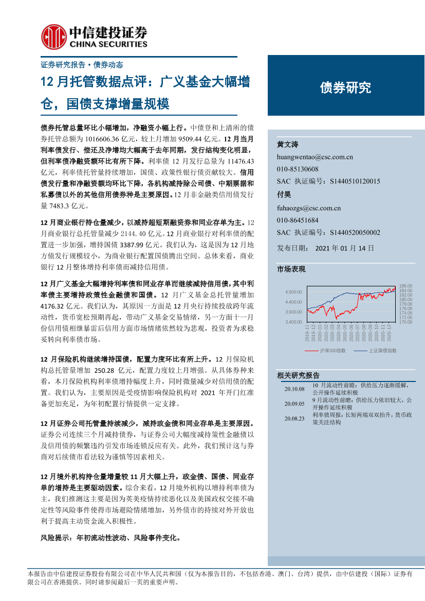 12月托管数据点评：广义基金大幅增仓，国债支撑增量规模-20210114-中信建投-18页12月托管数据点评：广义基金大幅增仓，国债支撑增量规模-20210114-中信建投-18页_1.png