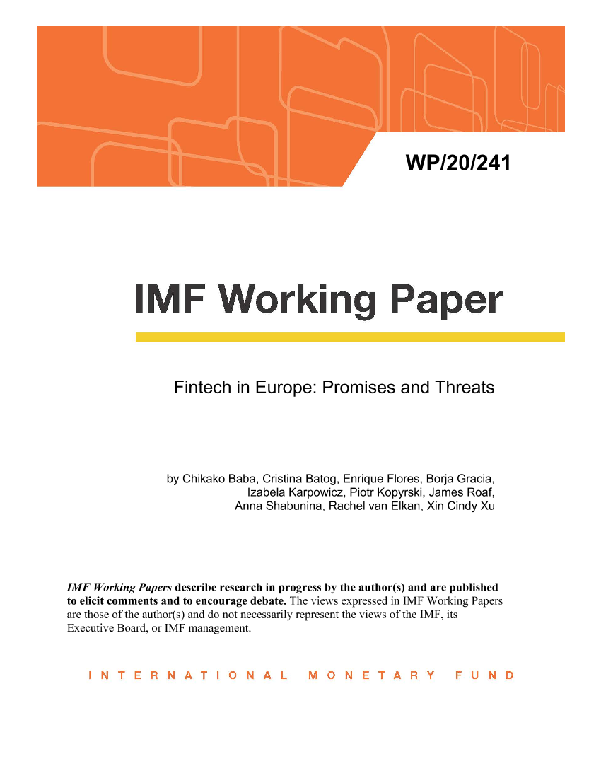 IMF-欧洲的金融科技：机遇与挑战（英文）-2020.11-35页IMF-欧洲的金融科技：机遇与挑战（英文）-2020.11-35页_1.png