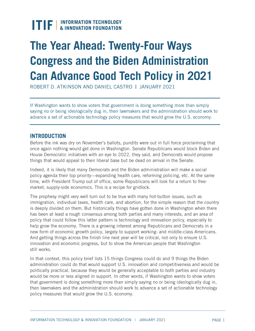 ITIF-国会和拜登政府有二十四种方式推进2021年的良好技术政策（英文）-2021.1-8页ITIF-国会和拜登政府有二十四种方式推进2021年的良好技术政策（英文）-2021.1-8页_1.png