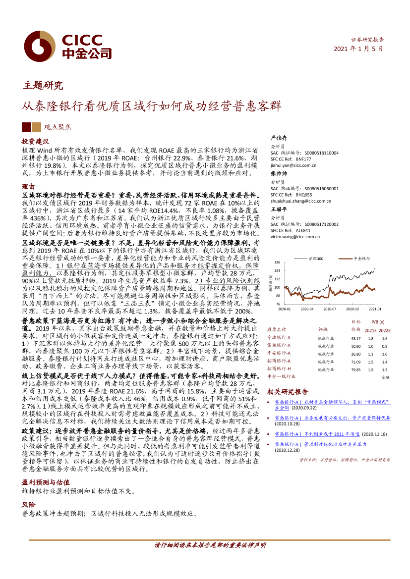 主题研究：从泰隆银行看优质区域行如何成功经营普惠客群-20210105-中金公司-20页主题研究：从泰隆银行看优质区域行如何成功经营普惠客群-20210105-中金公司-20页_1.png