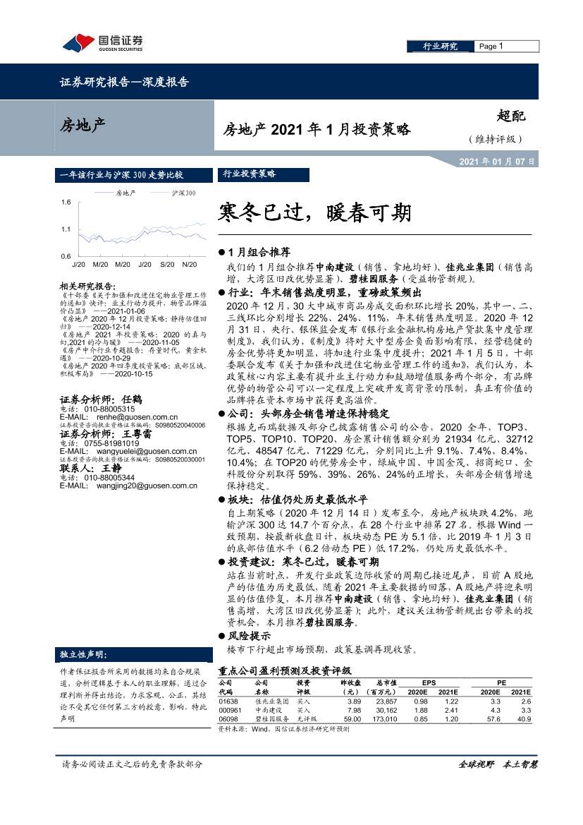 房地产行业2021年1月投资策略：寒冬已过，暖春可期-20210107-国信证券-11页房地产行业2021年1月投资策略：寒冬已过，暖春可期-20210107-国信证券-11页_1.png