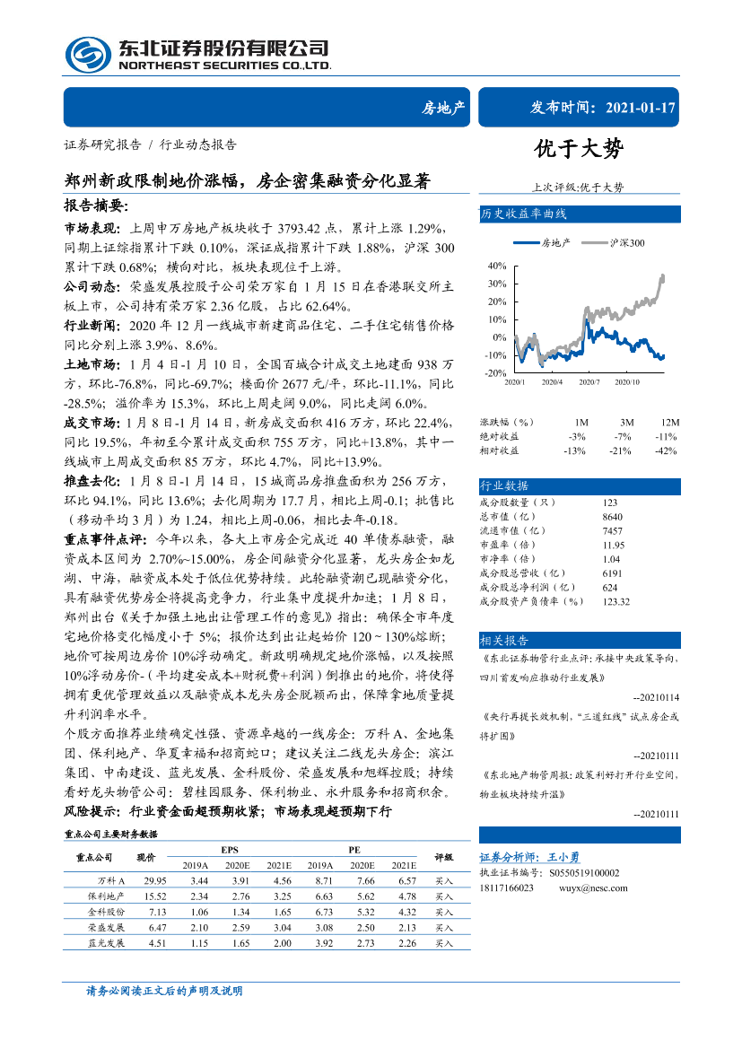 房地产行业：郑州新政限制地价涨幅，房企密集融资分化显著-20210117-东北证券-31页房地产行业：郑州新政限制地价涨幅，房企密集融资分化显著-20210117-东北证券-31页_1.png