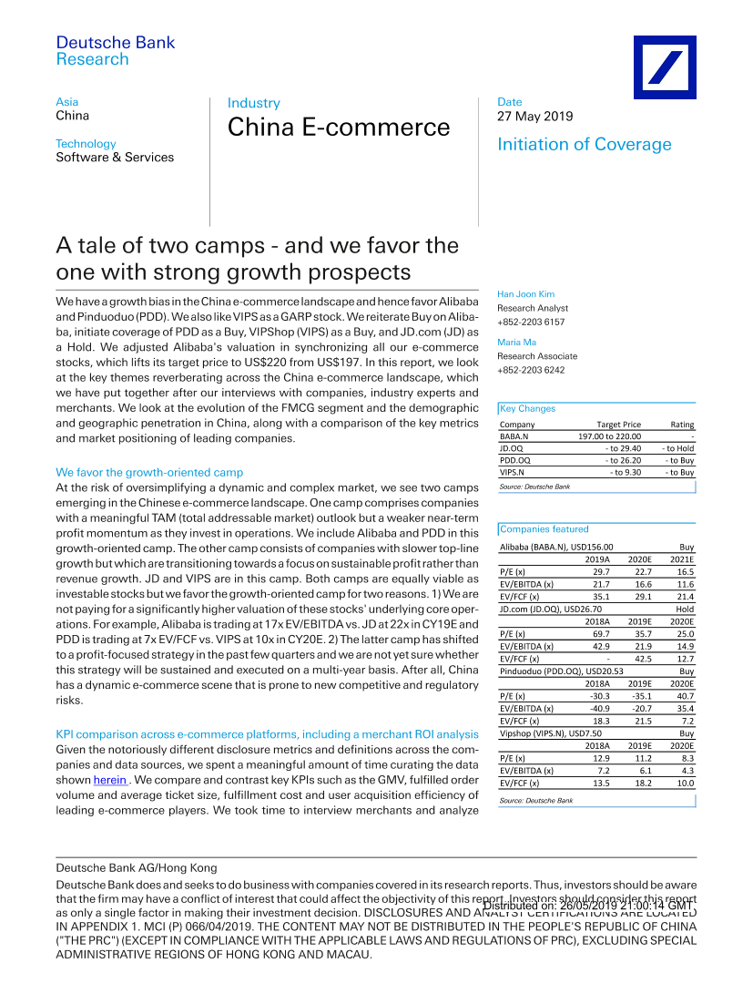 德银-中国电子商务报告（阿里巴巴、京东、拼多多、唯品会）-2019.5.27-72页德银-中国电子商务报告（阿里巴巴、京东、拼多多、唯品会）-2019.5.27-72页_1.png