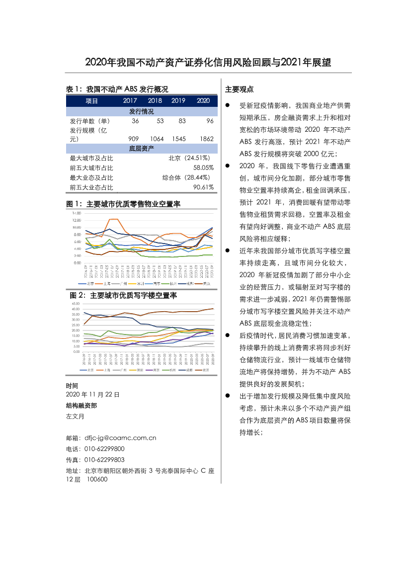 2020年我国不动产资产证券化信用风险回顾与2021年展望-20201122-东方金诚-13页2020年我国不动产资产证券化信用风险回顾与2021年展望-20201122-东方金诚-13页_1.png