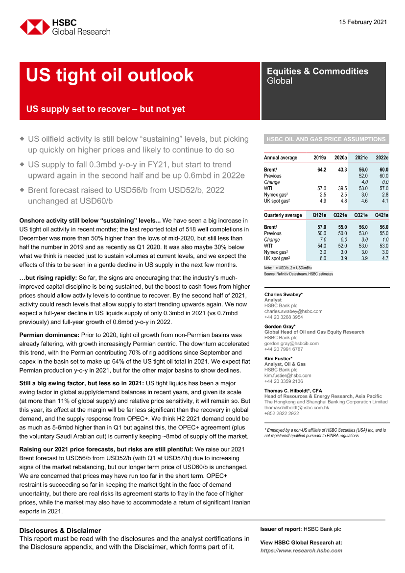 HSBC-美股石油与天然气行业-美国致密油展望：美国供应会复苏，但不是现在-2021.2.15-23页HSBC-美股石油与天然气行业-美国致密油展望：美国供应会复苏，但不是现在-2021.2.15-23页_1.png