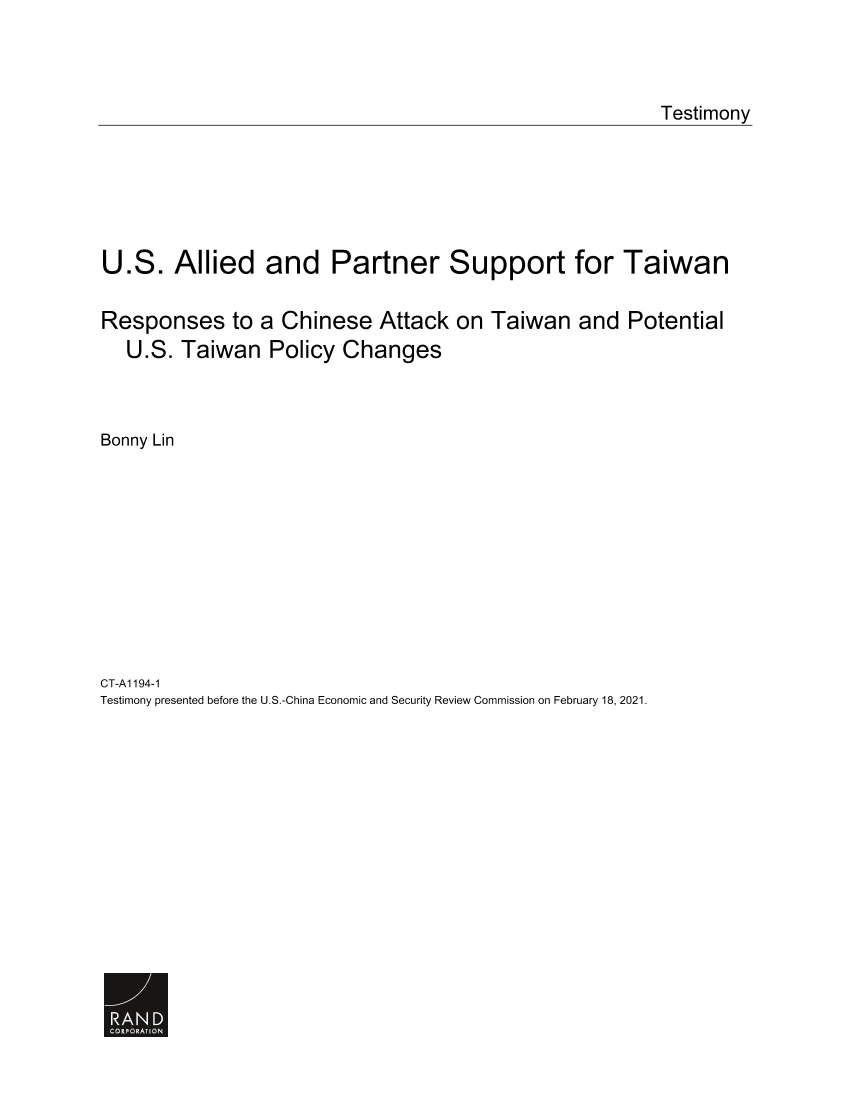 兰德-中国对台湾发动袭击和美国潜在台湾政策变化的反应（英文）-2021.2-15页兰德-中国对台湾发动袭击和美国潜在台湾政策变化的反应（英文）-2021.2-15页_1.png