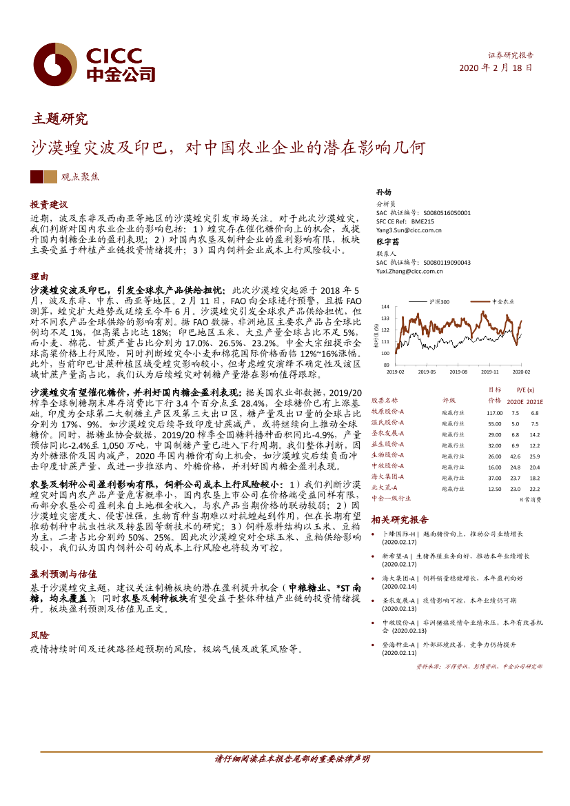 农业：沙漠蝗灾波及印巴，对中国农业企业的潜在影响几何-20200218-中金公司-11页农业：沙漠蝗灾波及印巴，对中国农业企业的潜在影响几何-20200218-中金公司-11页_1.png
