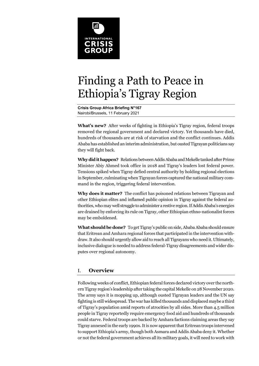 国际危机组织-在埃塞俄比亚提格雷地区寻求和平之路（英文）-2021.2-20页国际危机组织-在埃塞俄比亚提格雷地区寻求和平之路（英文）-2021.2-20页_1.png