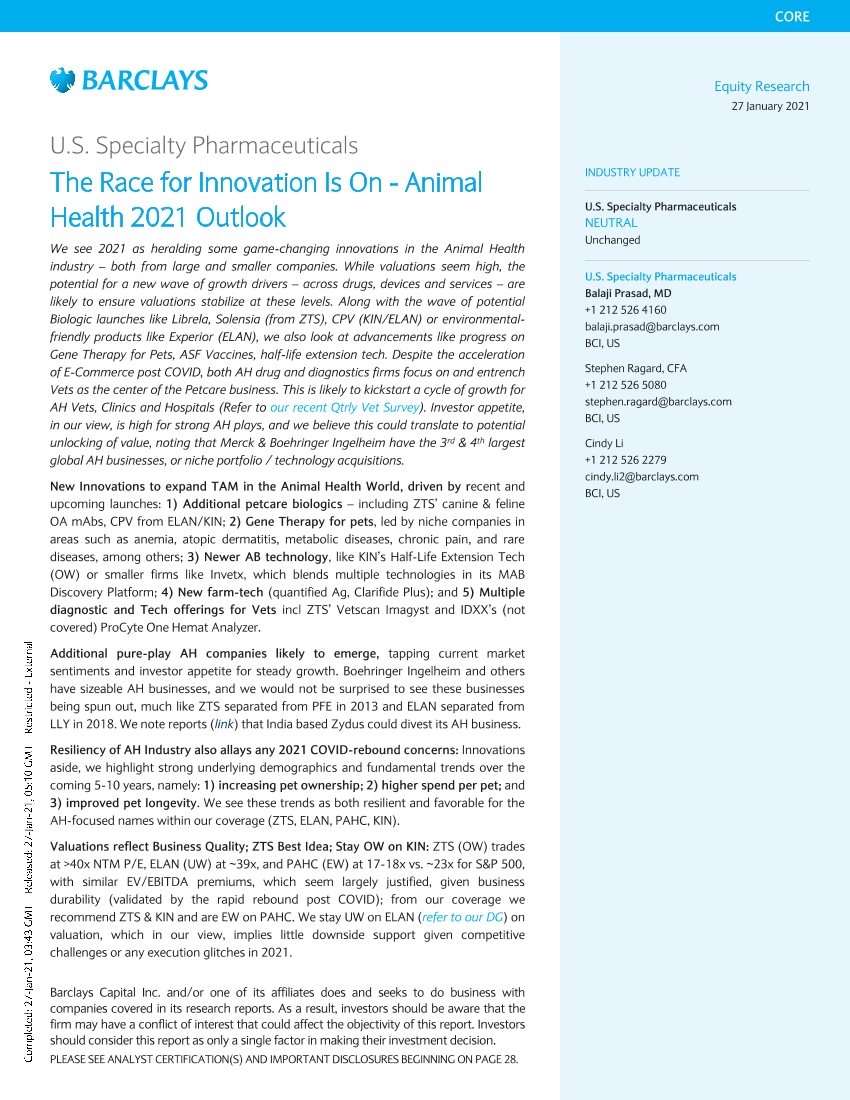 巴克莱-美股制药业-动物健康创新竞赛2021年展望-2021.1.27-38页巴克莱-美股制药业-动物健康创新竞赛2021年展望-2021.1.27-38页_1.png
