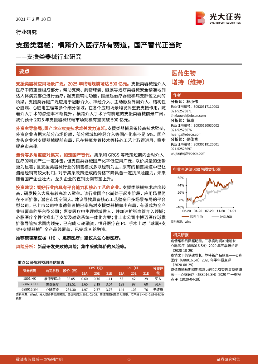 支援类器械行业研究：支援类器械，横跨介入医疗所有赛道，国产替代正当时-20210210-光大证券-46页支援类器械行业研究：支援类器械，横跨介入医疗所有赛道，国产替代正当时-20210210-光大证券-46页_1.png