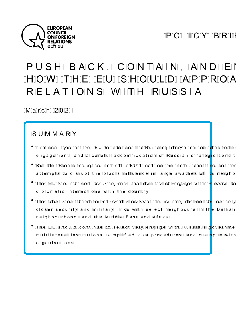 欧洲对外关系委员会-反击、遏制和接触：欧盟应如何处理与俄罗斯的关系（英文）-2021.3-10页欧洲对外关系委员会-反击、遏制和接触：欧盟应如何处理与俄罗斯的关系（英文）-2021.3-10页_1.png