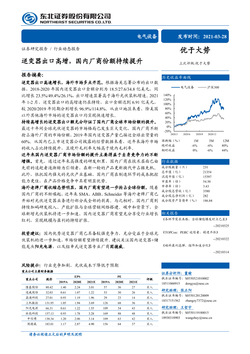 电气设备行业动态报告：逆变器出口高增，国内厂商份额持续提升-20210328-东北证券-23页电气设备行业动态报告：逆变器出口高增，国内厂商份额持续提升-20210328-东北证券-23页_1.png