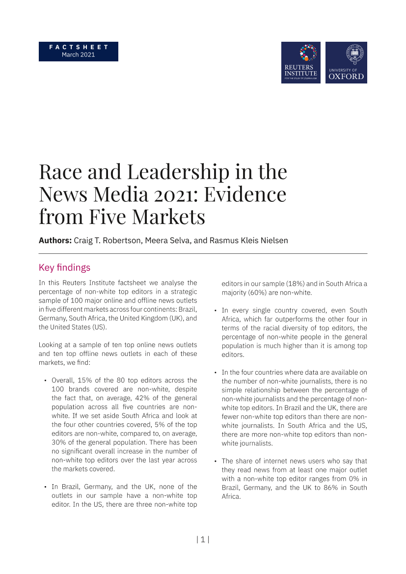 路透社-2021年新闻媒体中的种族和领导力：来自五个市场的证据（英文）-2021.3-8页路透社-2021年新闻媒体中的种族和领导力：来自五个市场的证据（英文）-2021.3-8页_1.png