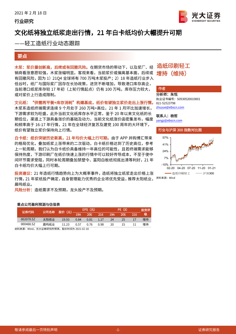 轻工造纸行业动态跟踪：文化纸将独立纸浆走出行情，21年白卡纸均价大幅提升可期-20210218-光大证券-11页轻工造纸行业动态跟踪：文化纸将独立纸浆走出行情，21年白卡纸均价大幅提升可期-20210218-光大证券-11页_1.png