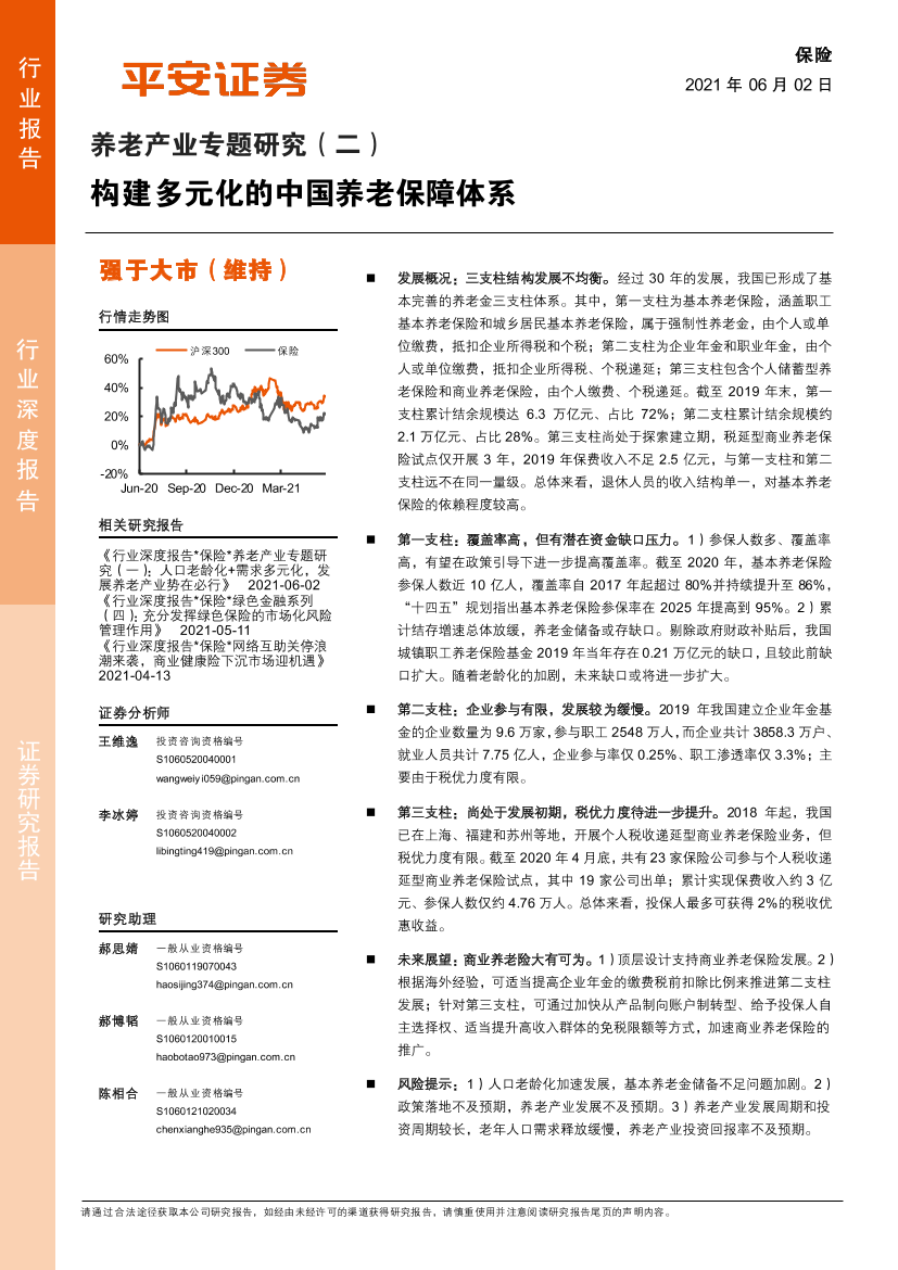 保险行业养老产业专题研究（二）：构建多元化的中国养老保障体系-20210602-平安证券-18页保险行业养老产业专题研究（二）：构建多元化的中国养老保障体系-20210602-平安证券-18页_1.png
