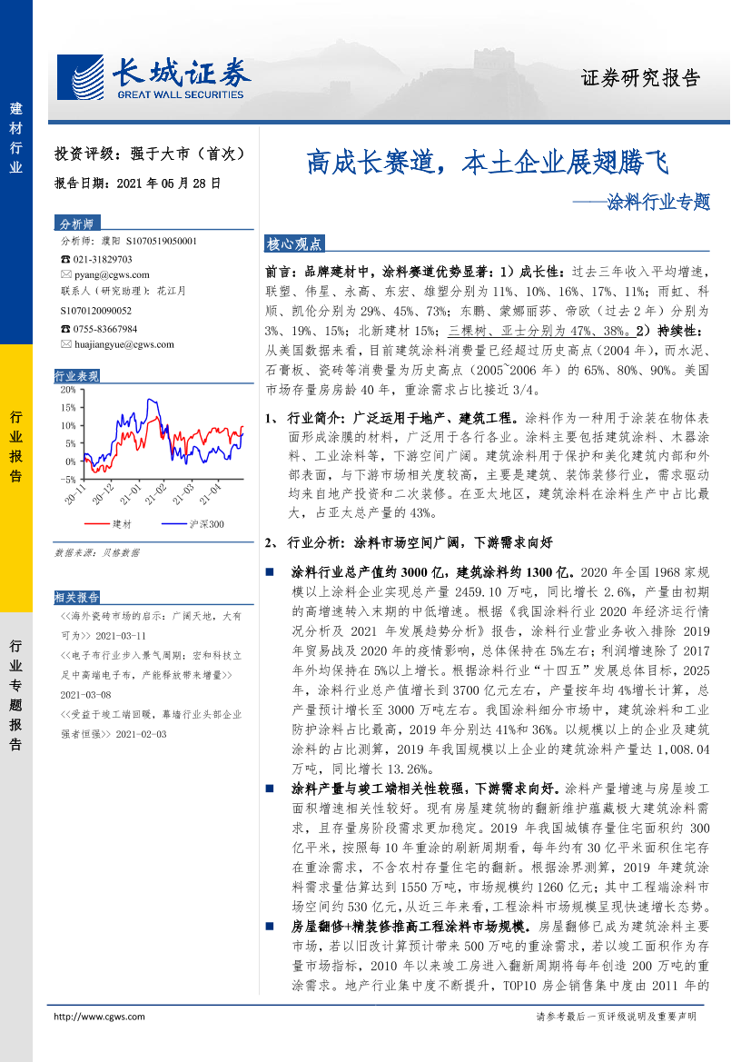 涂料行业专题：高成长赛道，本土企业展翅腾飞-20210528-长城证券-38页涂料行业专题：高成长赛道，本土企业展翅腾飞-20210528-长城证券-38页_1.png