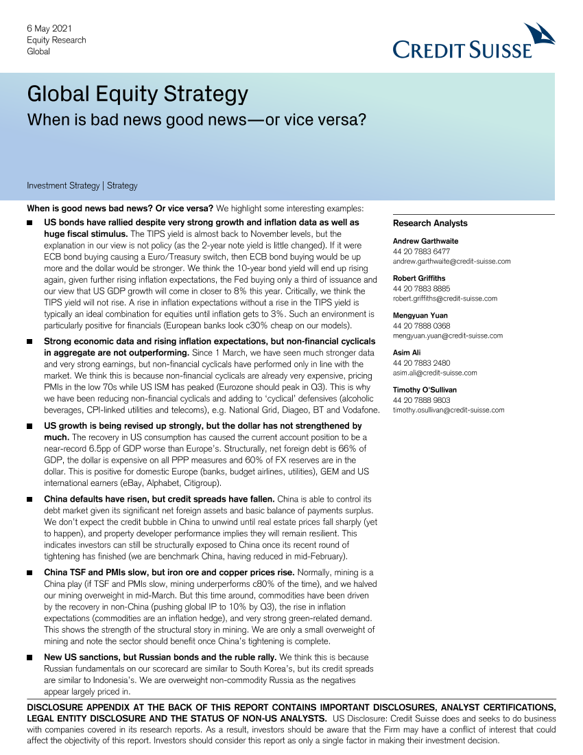 瑞信-全球股票策略：坏消息是好消息，还是相反？-2021.5.6-23页瑞信-全球股票策略：坏消息是好消息，还是相反？-2021.5.6-23页_1.png