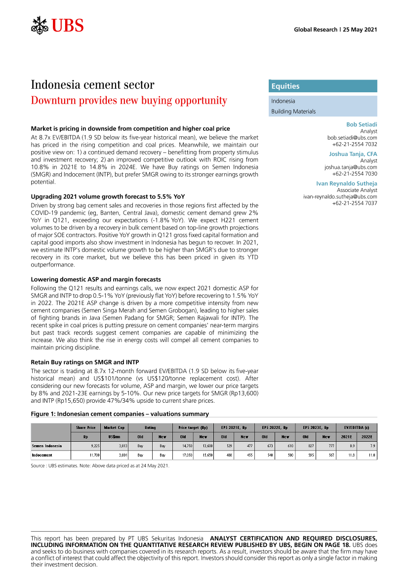 瑞银-亚太地区建材行业-印尼水泥行业：经济低迷提供了新的买入机会-2021.5.25-26页瑞银-亚太地区建材行业-印尼水泥行业：经济低迷提供了新的买入机会-2021.5.25-26页_1.png