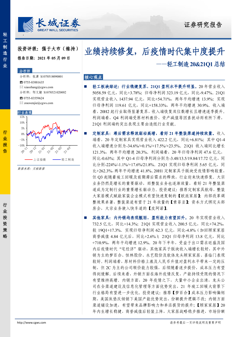 轻工制造行业20&21Q1总结：业绩持续修复，后疫情时代集中度提升-20210509-长城证券-33页轻工制造行业20&21Q1总结：业绩持续修复，后疫情时代集中度提升-20210509-长城证券-33页_1.png