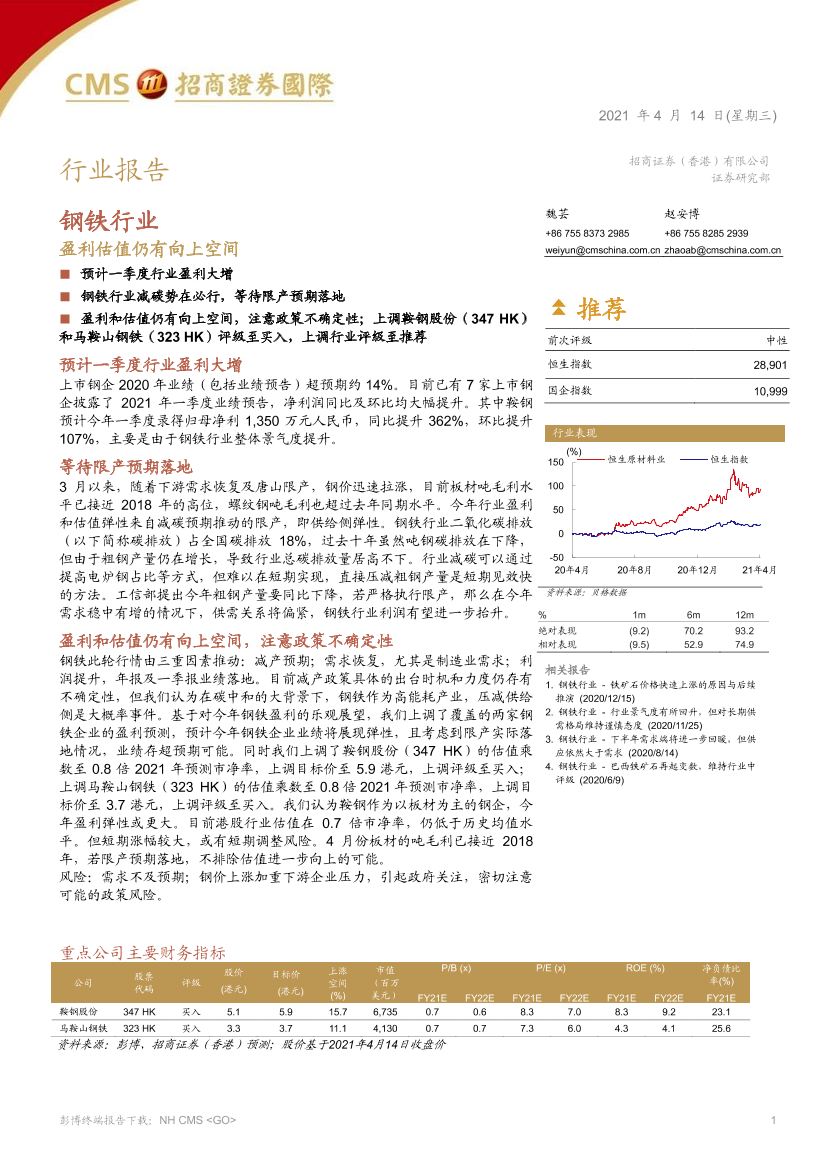 钢铁行业：盈利估值仍有向上空间-20210414-招商证券（香港）-17页钢铁行业：盈利估值仍有向上空间-20210414-招商证券（香港）-17页_1.png