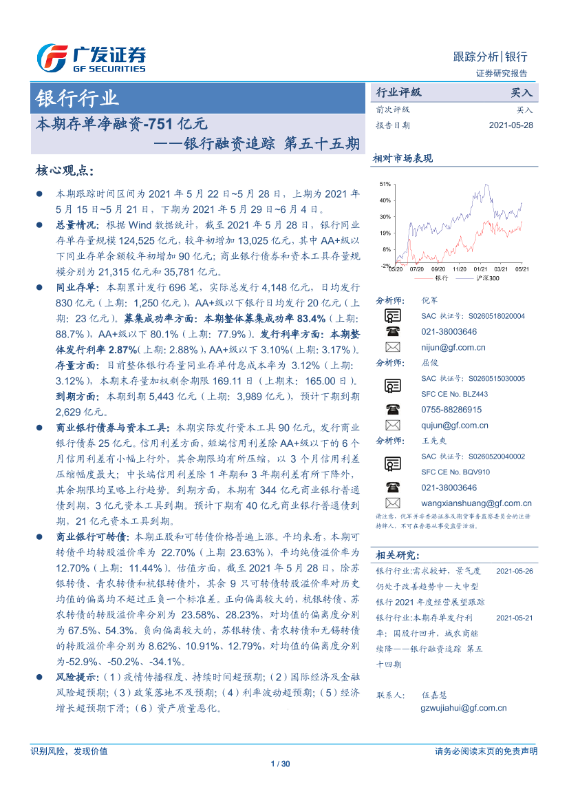 银行业银行融资追踪（第五十五期）：本期存单净融资负751亿元-20210528-广发证券-30页银行业银行融资追踪（第五十五期）：本期存单净融资负751亿元-20210528-广发证券-30页_1.png