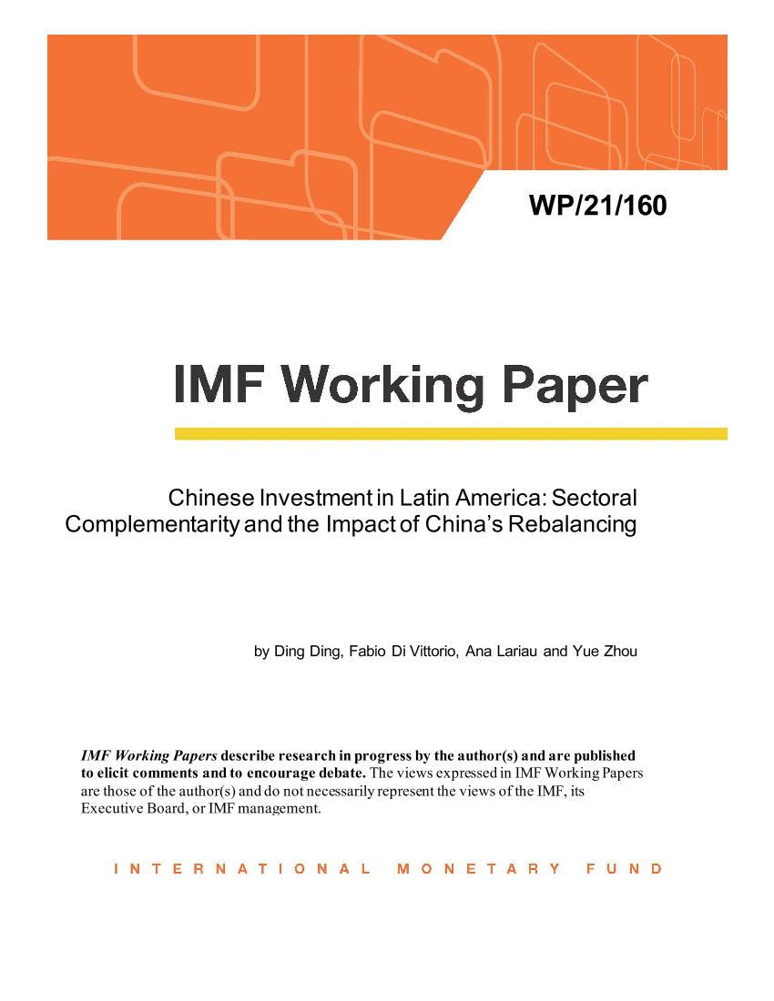 IMF-中国对拉美投资：部门互补性与中国再平衡的影响（英文）-2021.6-32页IMF-中国对拉美投资：部门互补性与中国再平衡的影响（英文）-2021.6-32页_1.png