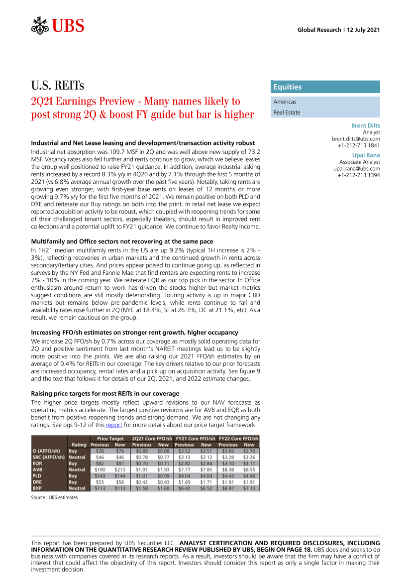 瑞银-美股房地产行业-第二季度收益预览：许多公司可能会发布强劲的第二季度业绩和财政年度增长指南，但门槛更高-2021.7.12-25页瑞银-美股房地产行业-第二季度收益预览：许多公司可能会发布强劲的第二季度业绩和财政年度增长指南，但门槛更高-2021.7.12-25页_1.png