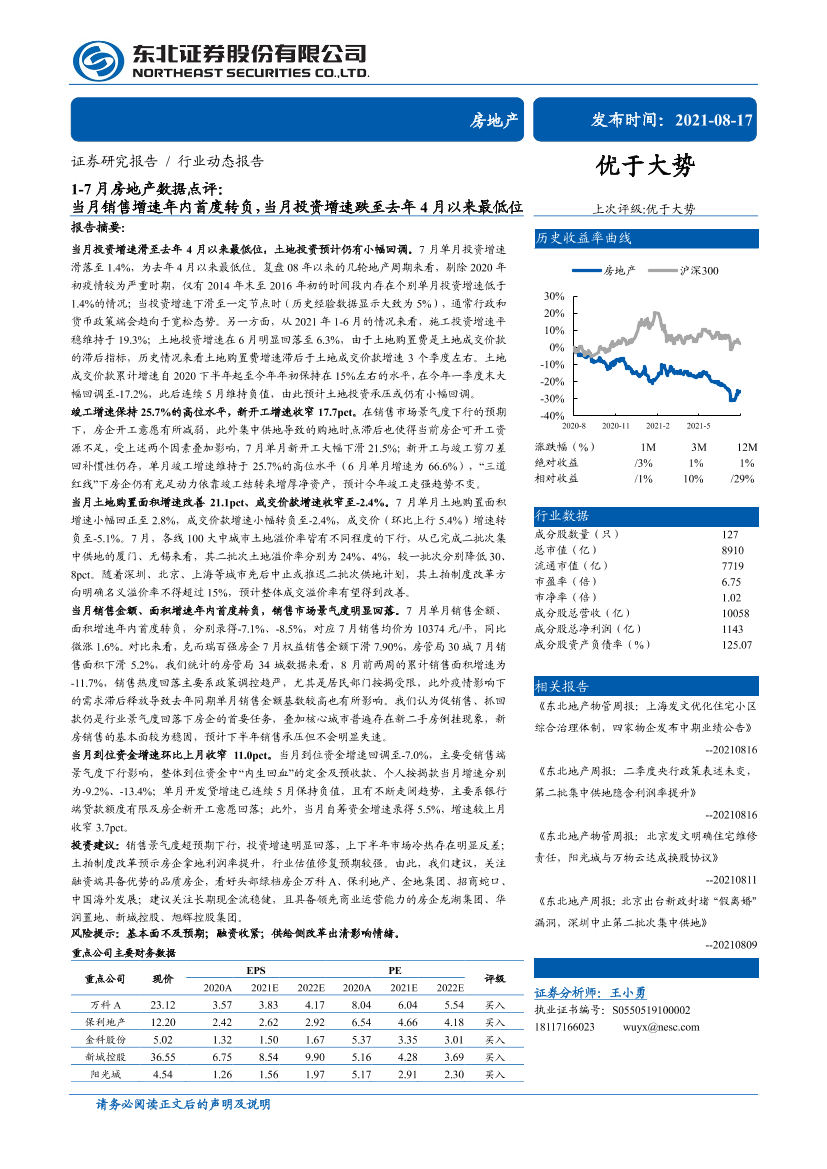 1-7月房地产行业数据点评：当月销售增速年内首度转负，当月投资增速跌至去年4月以来最低位-20210817-东北证券-18页1-7月房地产行业数据点评：当月销售增速年内首度转负，当月投资增速跌至去年4月以来最低位-20210817-东北证券-18页_1.png