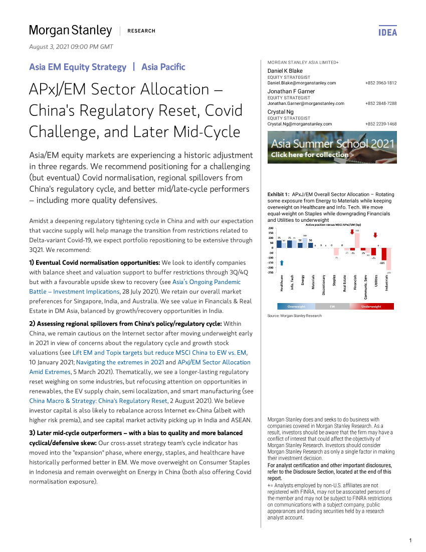 摩根士丹利-亚太地区投资策略-中国的监管重启、新冠疫情挑战和周期中后期-2021.8.3-26页摩根士丹利-亚太地区投资策略-中国的监管重启、新冠疫情挑战和周期中后期-2021.8.3-26页_1.png