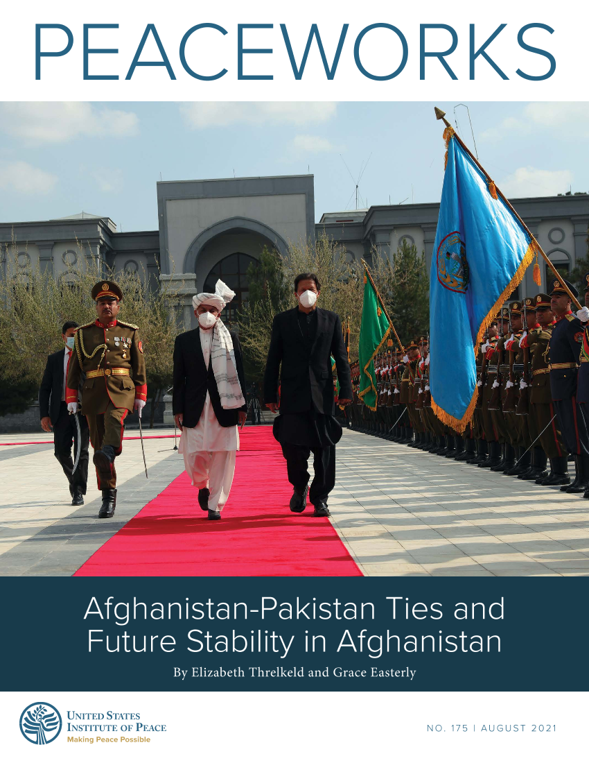 	美国和平研究所-阿富汗-巴基斯坦关系与阿富