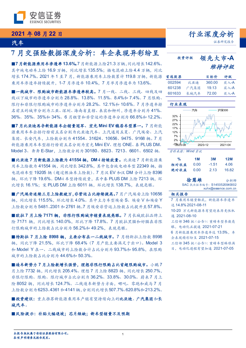 汽车行业：7月交强险数据深度分析，车企表现异彩纷呈-20210822-安信证券-27页汽车行业：7月交强险数据深度分析，车企表现异彩纷呈-20210822-安信证券-27页_1.png