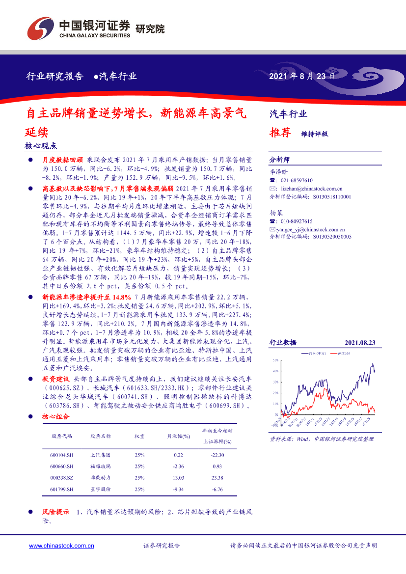 汽车行业：自主品牌销量逆势增长，新能源车高景气延续-20210823-银河证券-18页汽车行业：自主品牌销量逆势增长，新能源车高景气延续-20210823-银河证券-18页_1.png