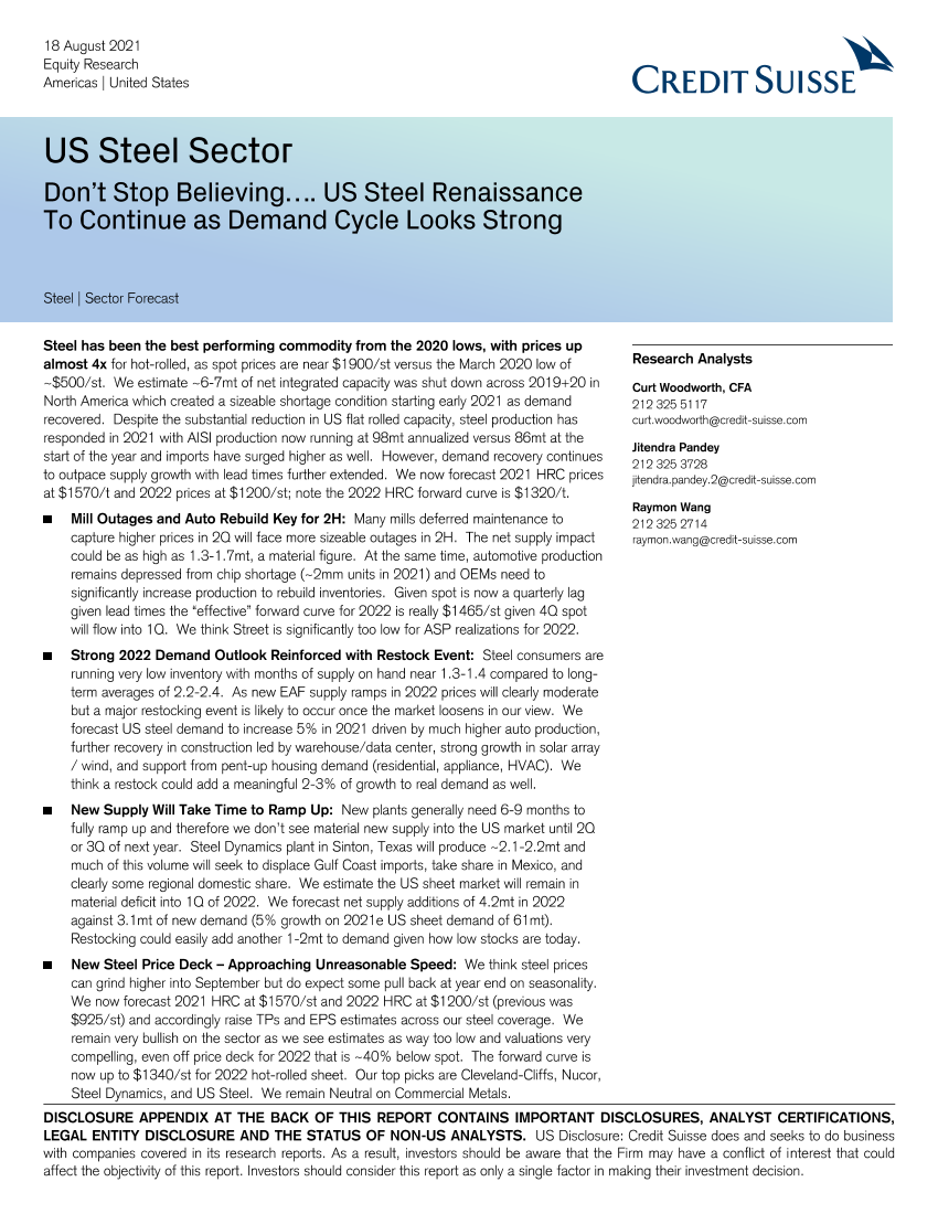 瑞信-美股钢铁行业-需求周期强劲，美国钢铁复兴将继续-2021.8.18-52页瑞信-美股钢铁行业-需求周期强劲，美国钢铁复兴将继续-2021.8.18-52页_1.png