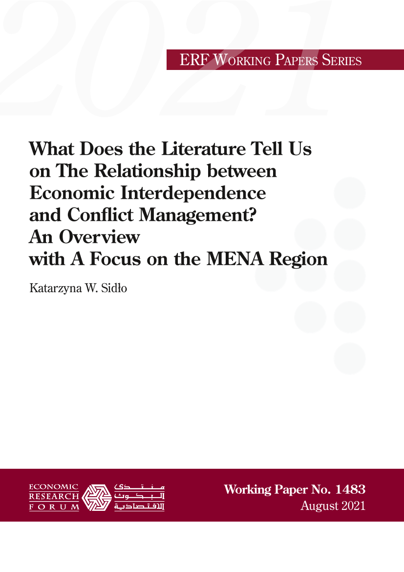 关于经济相互依存和冲突管理之间的关系？以中东和北非地区为重点的概述（英）-2021.8-30页关于经济相互依存和冲突管理之间的关系？以中东和北非地区为重点的概述（英）-2021.8-30页_1.png