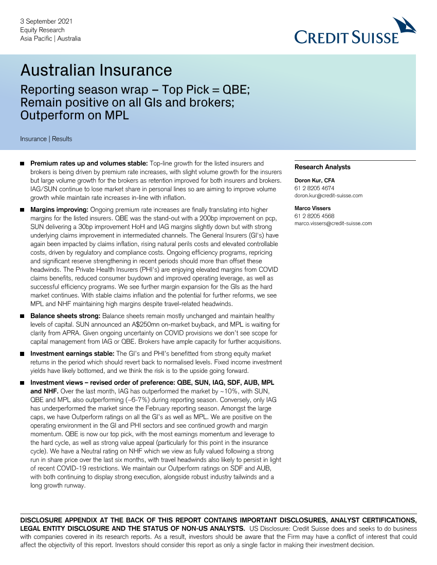 瑞信-亚太地区保险业-澳大利亚：对所有一般保险公司和中间人持积极态度-2021.9.3-52页瑞信-亚太地区保险业-澳大利亚：对所有一般保险公司和中间人持积极态度-2021.9.3-52页_1.png